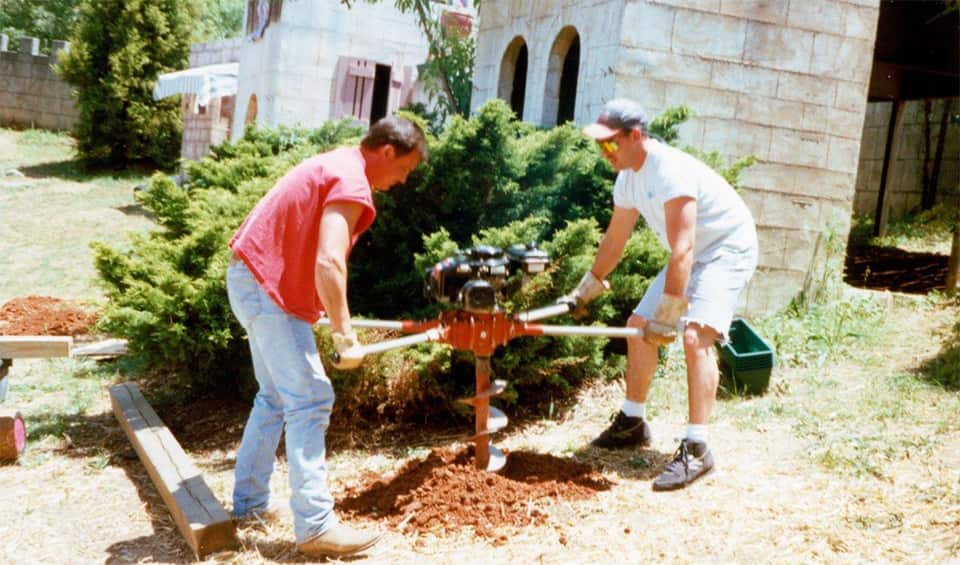 brothers working