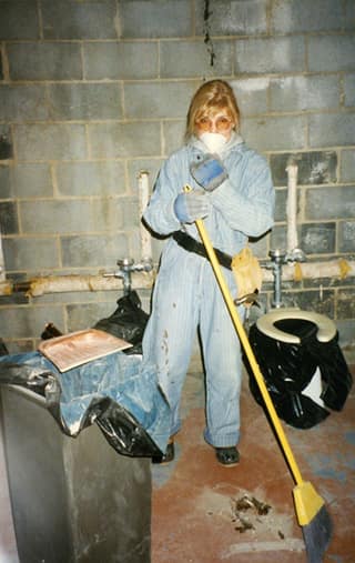 repairing bathrooms