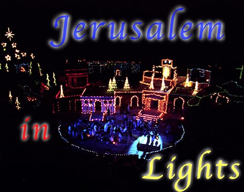 jerusalem in lights show image