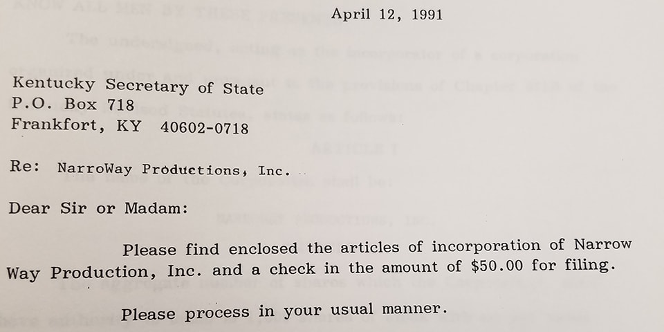 kentucky incorporation
