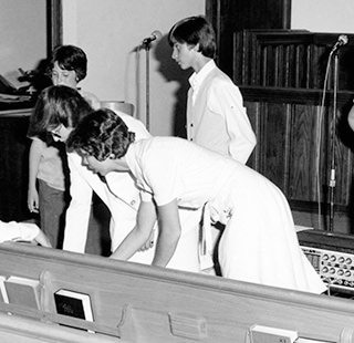 church pews