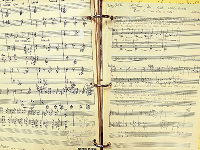 music scores bound