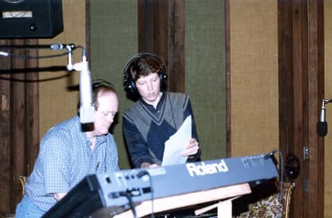 recording studio keyboard
