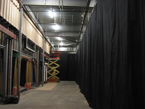 indoor backstage