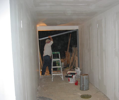 hallway renovation