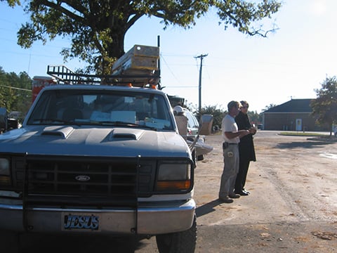 Birdie with foreman