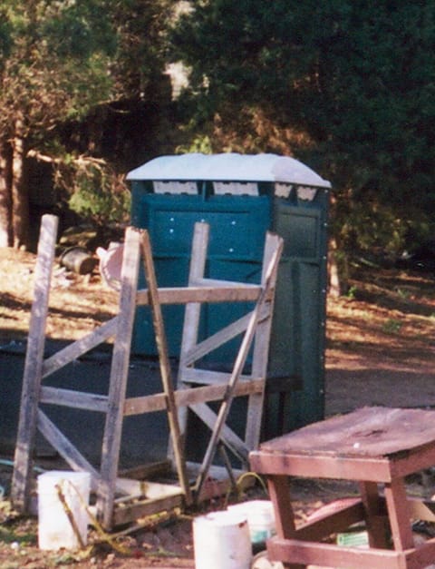 outdoor toilet