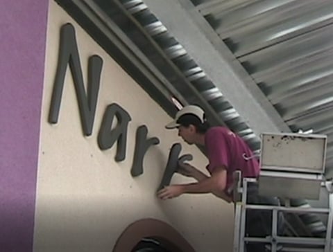 installing sign