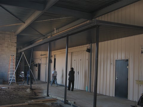 backstage walkway